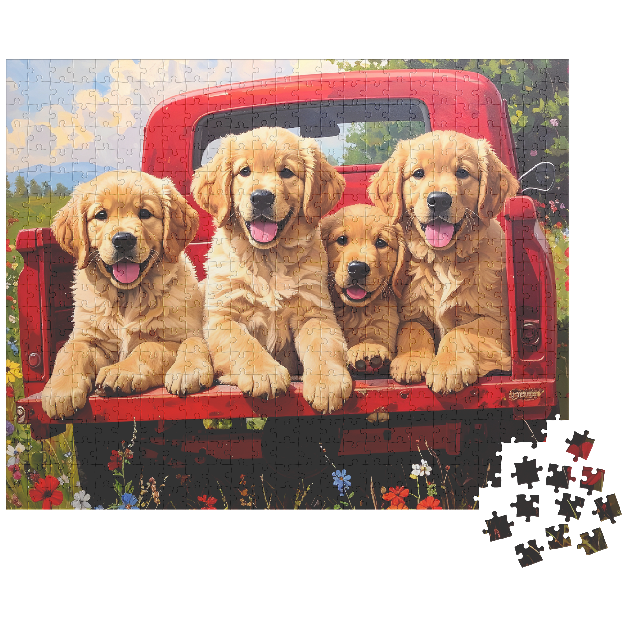 Golden_Retrievers_in_Red_Truck_500pc_H_Loose_Mockup.png